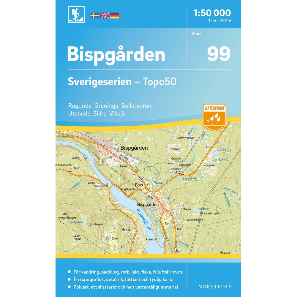 99 Bispgården Sverigeserien 1:50 000